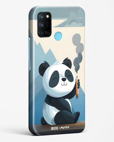 Pencil Panda Pal [BREATHE] Hard Case Phone Cover (Realme)