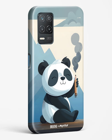 Pencil Panda Pal [BREATHE] Hard Case Phone Cover (Realme)