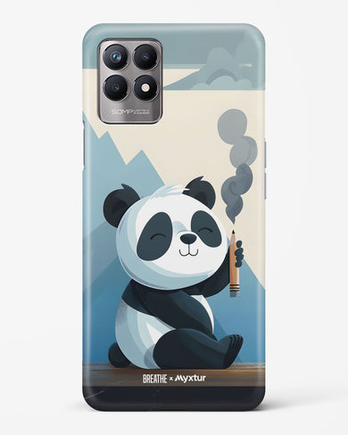 Pencil Panda Pal [BREATHE] Hard Case Phone Cover (Realme)