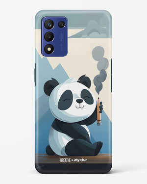 Pencil Panda Pal [BREATHE] Hard Case Phone Cover (Realme)