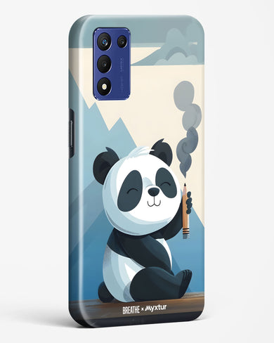 Pencil Panda Pal [BREATHE] Hard Case Phone Cover (Realme)