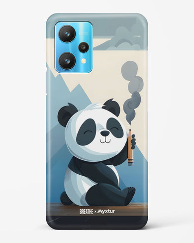 Pencil Panda Pal [BREATHE] Hard Case Phone Cover (Realme)