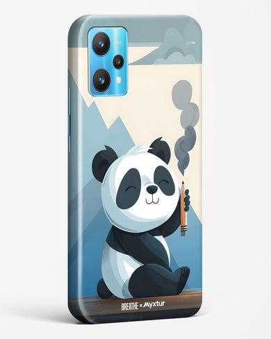 Pencil Panda Pal [BREATHE] Hard Case Phone Cover (Realme)