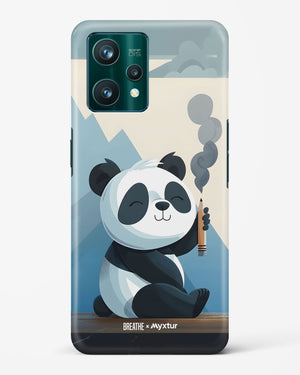 Pencil Panda Pal [BREATHE] Hard Case Phone Cover (Realme)