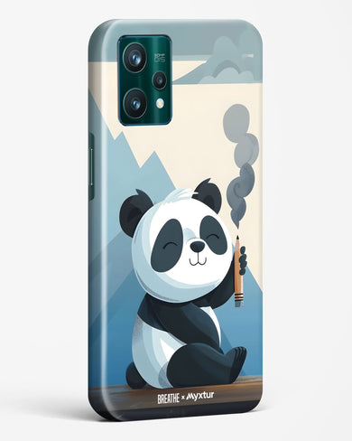 Pencil Panda Pal [BREATHE] Hard Case Phone Cover (Realme)