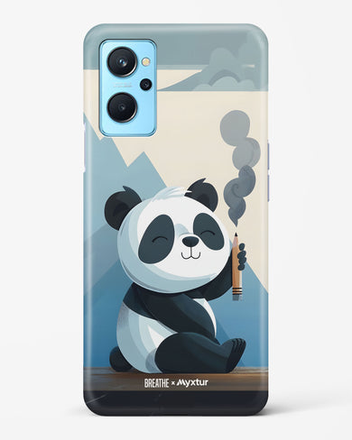 Pencil Panda Pal [BREATHE] Hard Case Phone Cover (Realme)