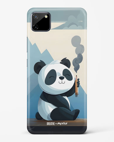 Pencil Panda Pal [BREATHE] Hard Case Phone Cover (Realme)