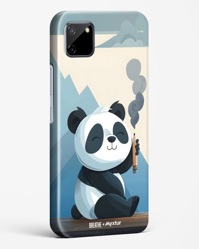 Pencil Panda Pal [BREATHE] Hard Case Phone Cover (Realme)