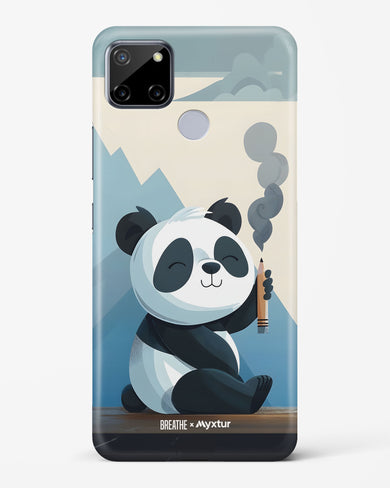 Pencil Panda Pal [BREATHE] Hard Case Phone Cover (Realme)