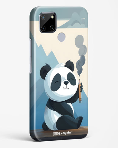 Pencil Panda Pal [BREATHE] Hard Case Phone Cover (Realme)