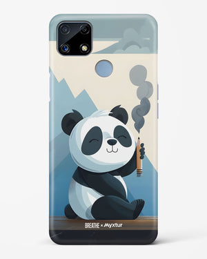 Pencil Panda Pal [BREATHE] Hard Case Phone Cover (Realme)