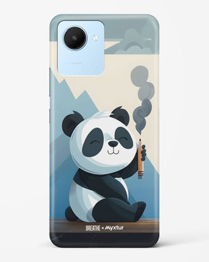 Pencil Panda Pal [BREATHE] Hard Case Phone Cover (Realme)