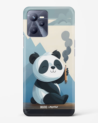 Pencil Panda Pal [BREATHE] Hard Case Phone Cover (Realme)