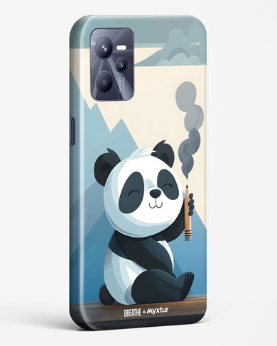 Pencil Panda Pal [BREATHE] Hard Case Phone Cover (Realme)