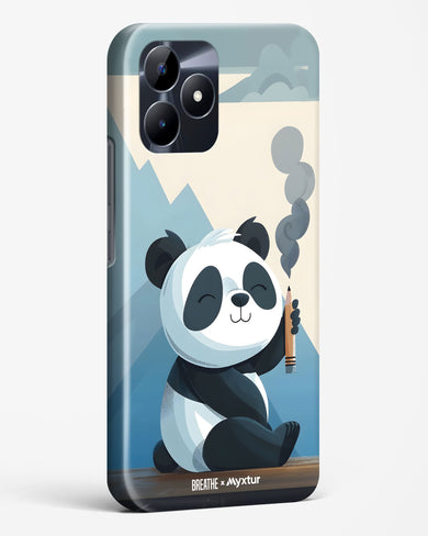 Pencil Panda Pal [BREATHE] Hard Case Phone Cover (Realme)