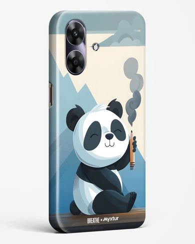 Pencil Panda Pal [BREATHE] Hard Case Phone Cover (Realme)