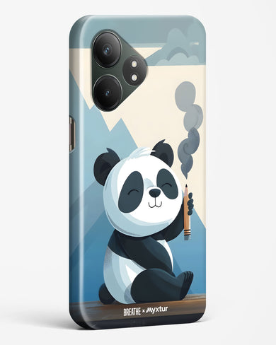 Pencil Panda Pal [BREATHE] Hard Case Phone Cover (Realme)