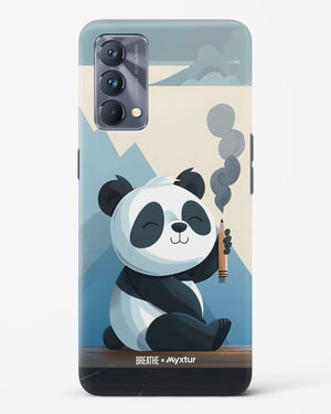 Pencil Panda Pal [BREATHE] Hard Case Phone Cover (Realme)