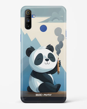 Pencil Panda Pal [BREATHE] Hard Case Phone Cover (Realme)