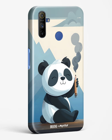 Pencil Panda Pal [BREATHE] Hard Case Phone Cover (Realme)