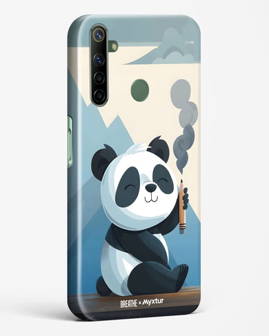 Pencil Panda Pal [BREATHE] Hard Case Phone Cover (Realme)