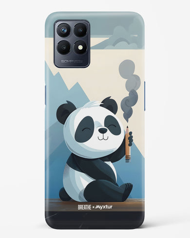 Pencil Panda Pal [BREATHE] Hard Case Phone Cover (Realme)