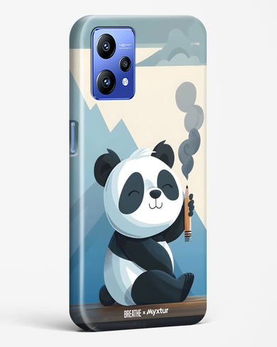 Pencil Panda Pal [BREATHE] Hard Case Phone Cover (Realme)