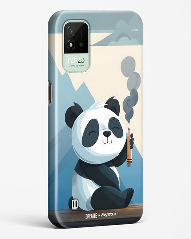 Pencil Panda Pal [BREATHE] Hard Case Phone Cover (Realme)