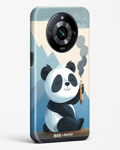 Pencil Panda Pal [BREATHE] Hard Case Phone Cover (Realme)