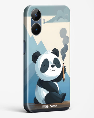 Pencil Panda Pal [BREATHE] Hard Case Phone Cover (Realme)