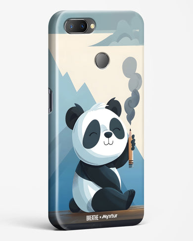 Pencil Panda Pal [BREATHE] Hard Case Phone Cover (Realme)