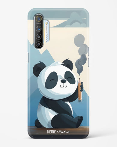 Pencil Panda Pal [BREATHE] Hard Case Phone Cover (Realme)