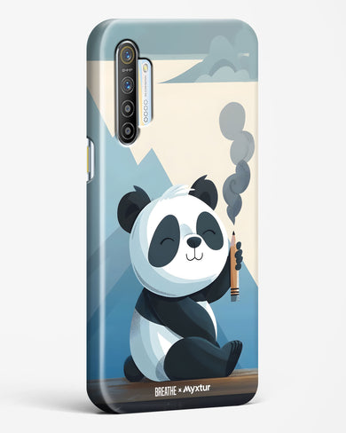 Pencil Panda Pal [BREATHE] Hard Case Phone Cover (Realme)