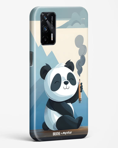 Pencil Panda Pal [BREATHE] Hard Case Phone Cover (Realme)