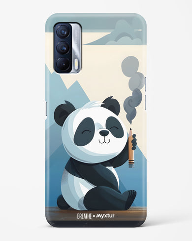 Pencil Panda Pal [BREATHE] Hard Case Phone Cover (Realme)