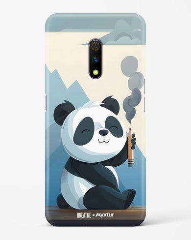 Pencil Panda Pal [BREATHE] Hard Case Phone Cover (Realme)