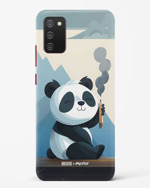 Pencil Panda Pal [BREATHE] Hard Case Phone Cover (Samsung)