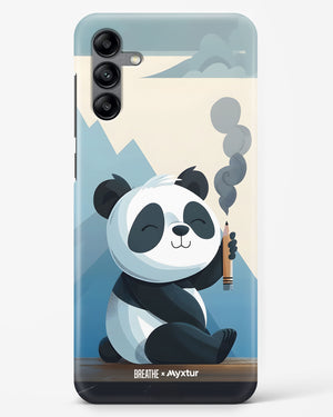 Pencil Panda Pal [BREATHE] Hard Case Phone Cover (Samsung)