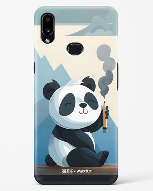 Pencil Panda Pal [BREATHE] Hard Case Phone Cover (Samsung)