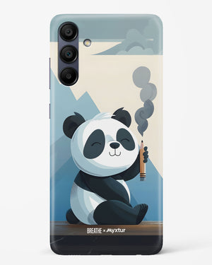 Pencil Panda Pal [BREATHE] Hard Case Phone Cover (Samsung)