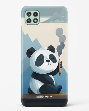 Pencil Panda Pal [BREATHE] Hard Case Phone Cover (Samsung)