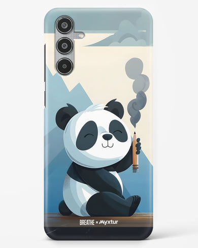 Pencil Panda Pal [BREATHE] Hard Case Phone Cover (Samsung)