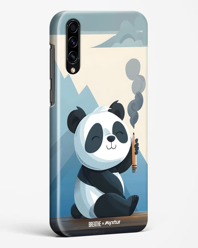 Pencil Panda Pal [BREATHE] Hard Case Phone Cover (Samsung)