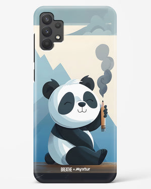 Pencil Panda Pal [BREATHE] Hard Case Phone Cover (Samsung)