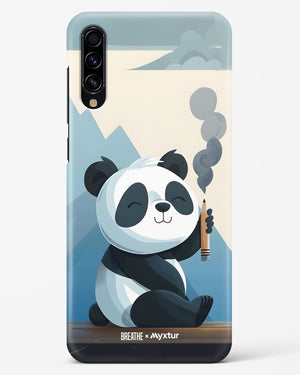 Pencil Panda Pal [BREATHE] Hard Case Phone Cover (Samsung)