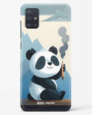 Pencil Panda Pal [BREATHE] Hard Case Phone Cover (Samsung)