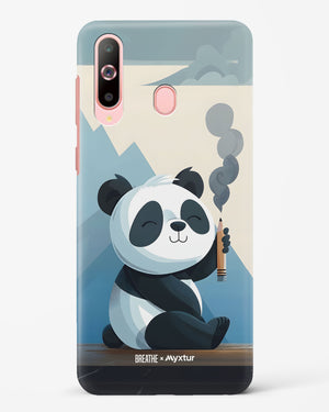 Pencil Panda Pal [BREATHE] Hard Case Phone Cover (Samsung)