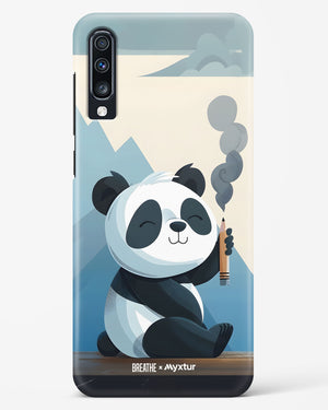 Pencil Panda Pal [BREATHE] Hard Case Phone Cover (Samsung)