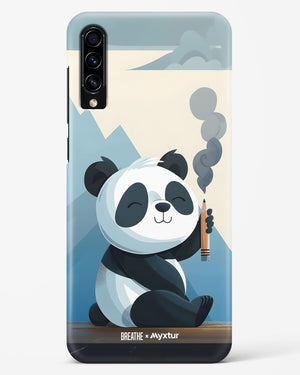 Pencil Panda Pal [BREATHE] Hard Case Phone Cover (Samsung)