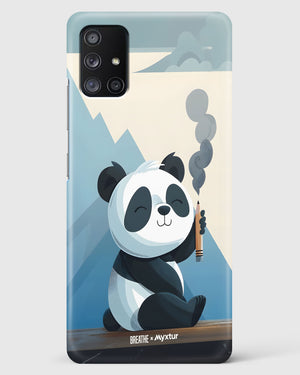 Pencil Panda Pal [BREATHE] Hard Case Phone Cover (Samsung)